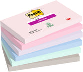 Post it Super Sticky Notes Soulful Colours 76x127mm 90 Sheets (Pack 6) 7100259202